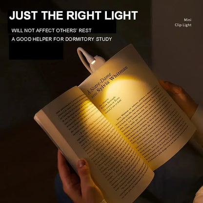 Mini 360°Clip-On Desk Reading Lamp