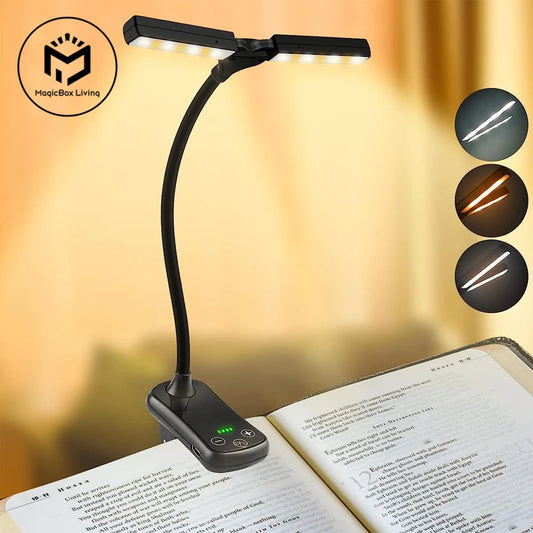14 LED Clip On Book Light Lamp
