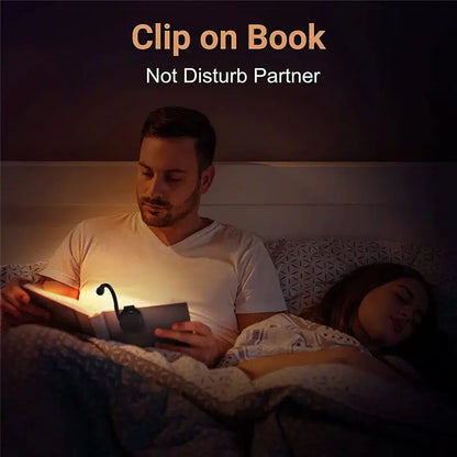 Mini 360°Clip-On Desk Reading Lamp