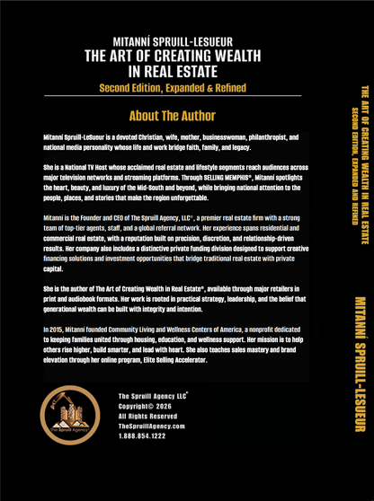 Printed Book: The Art of Creating Wealth In Real Estate